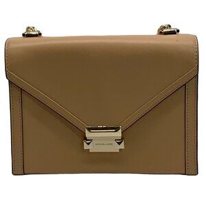 Michael Kors Tan Leather Whitney Shoulder Bag